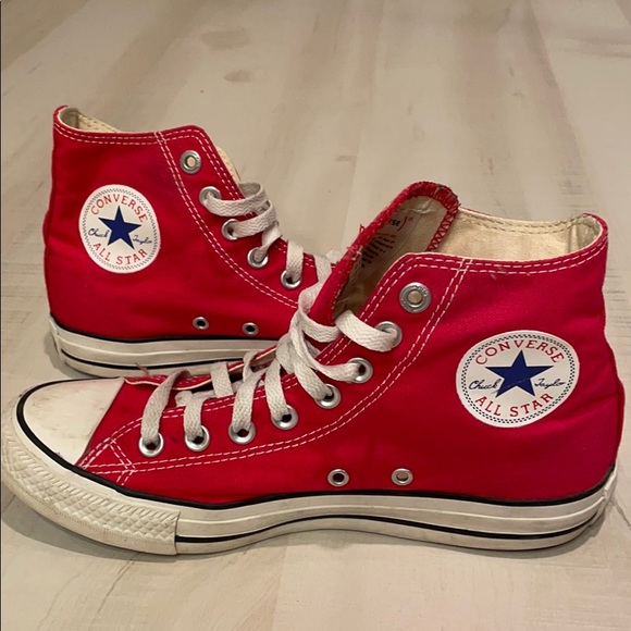Converse Other - Converse Chuck Taylor all stars Hi Top Red